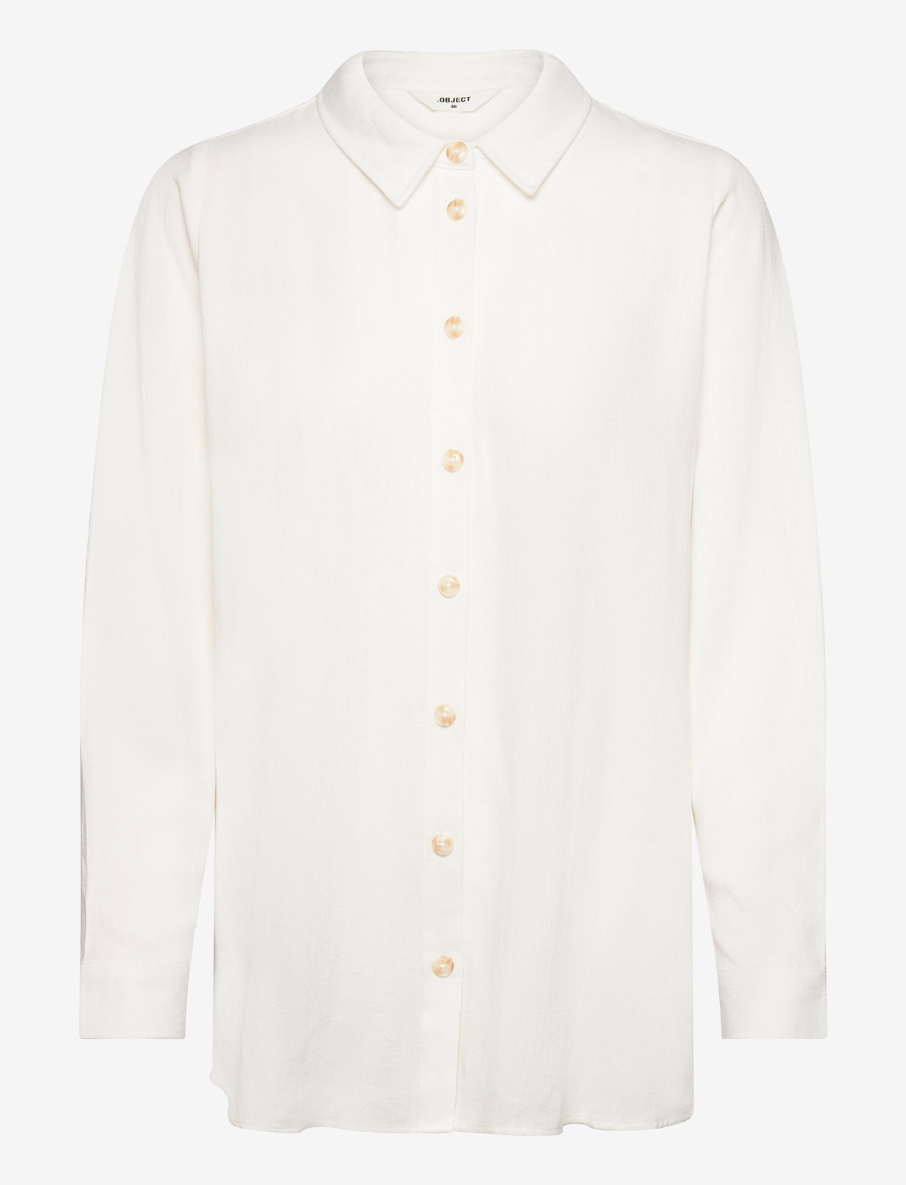 Object - OBJSANNE L/S SHIRT NOOS - cloud dancer - 1