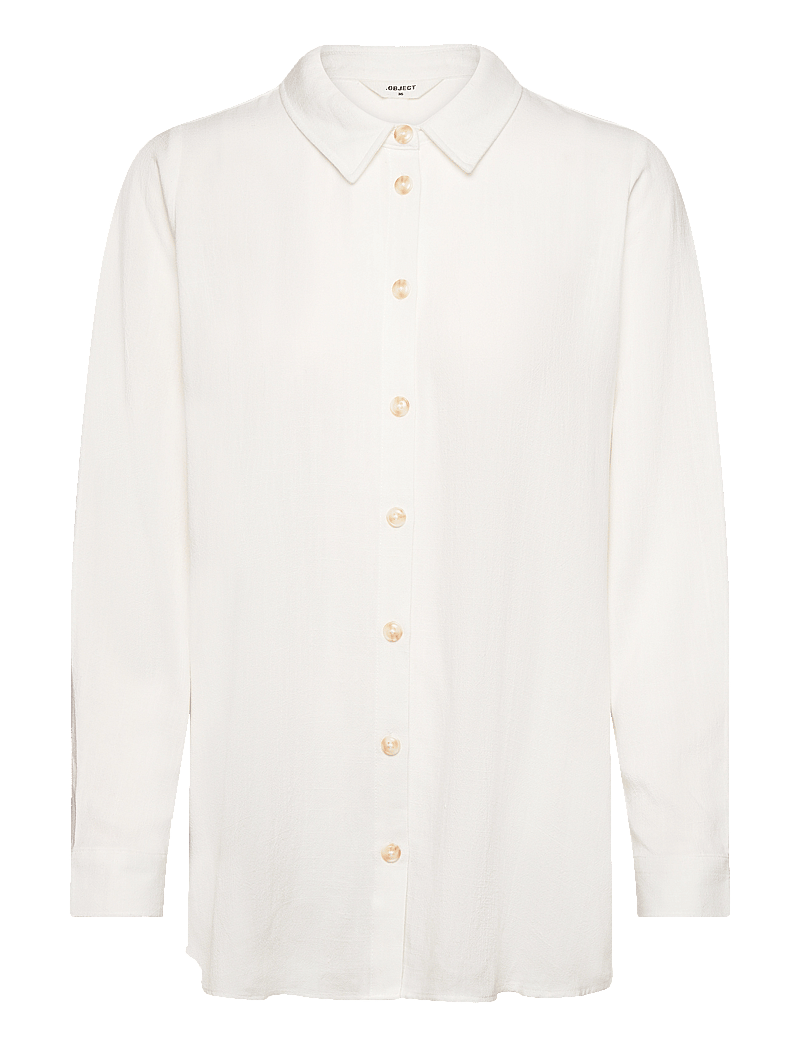 Object - OBJSANNE L/S SHIRT NOOS - cloud dancer - 1