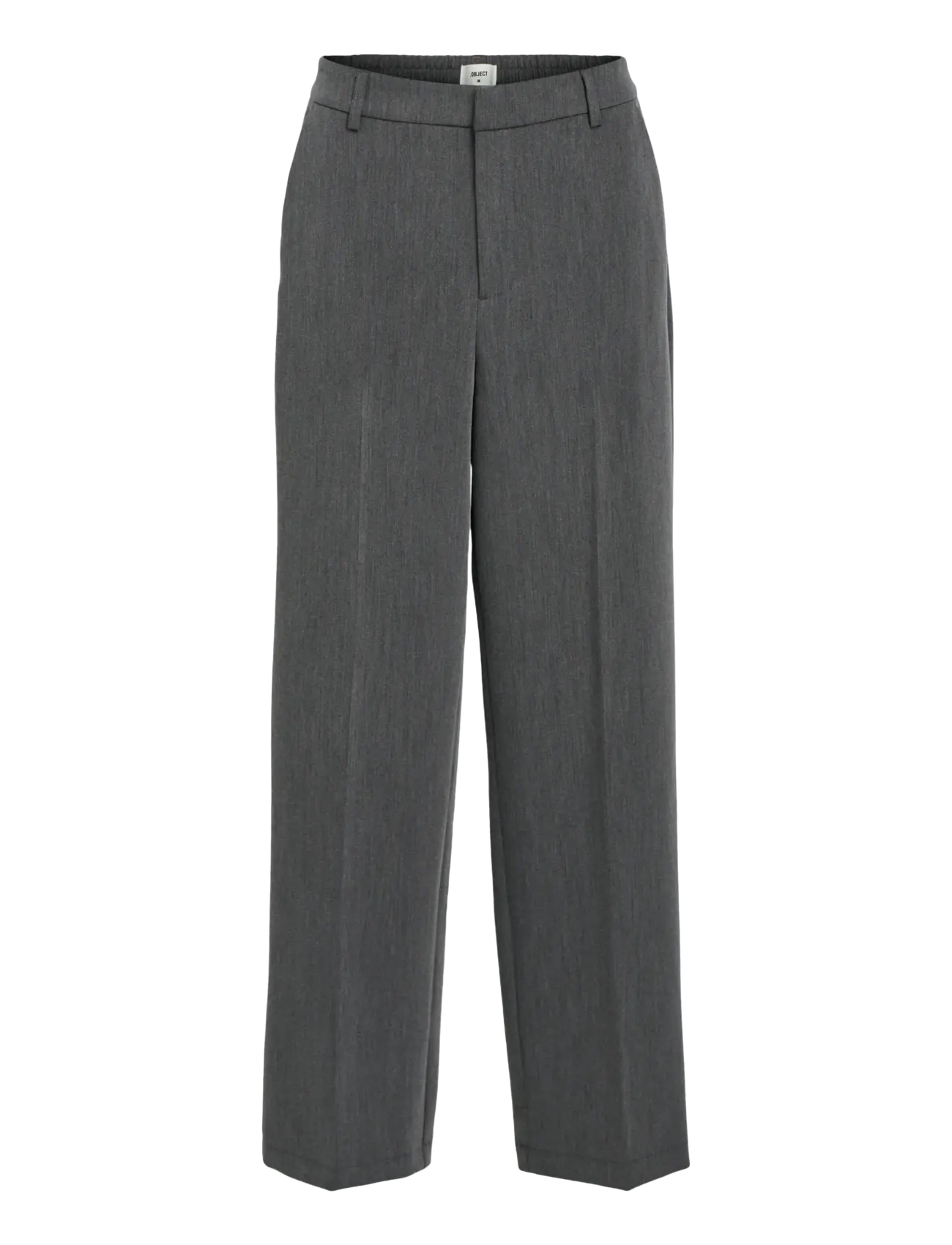 Object OBJSIGRID HW CASUAL PANT NOOS - Kleidung - MEDIUM GREY MELANGE / grey