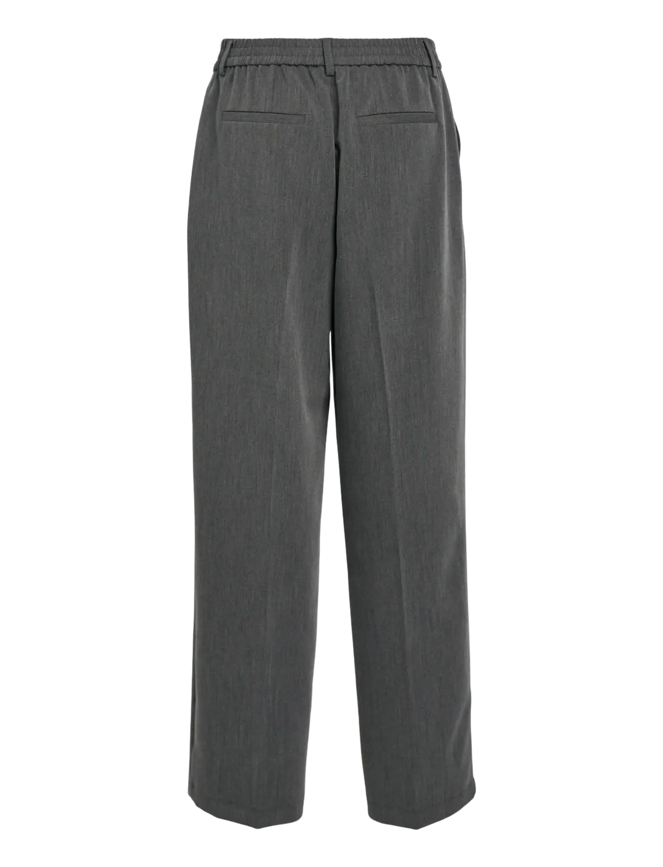 Object - OBJSIGRID HW CASUAL PANT NOOS - vida byxor - medium grey melange - 2