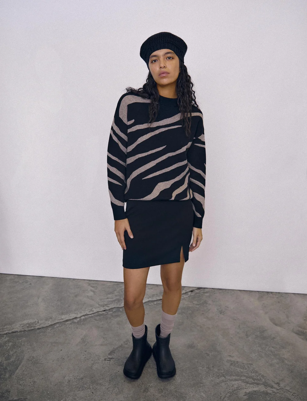 Object - OBJLISA MW MINI SKIRT NOOS - korte nederdele - black - 5