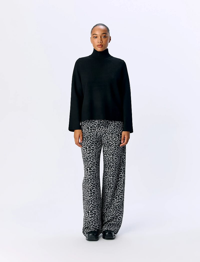 Object - OBJREYNARD HIGH NECK PULLOVER NOOS - pullover - black - 4