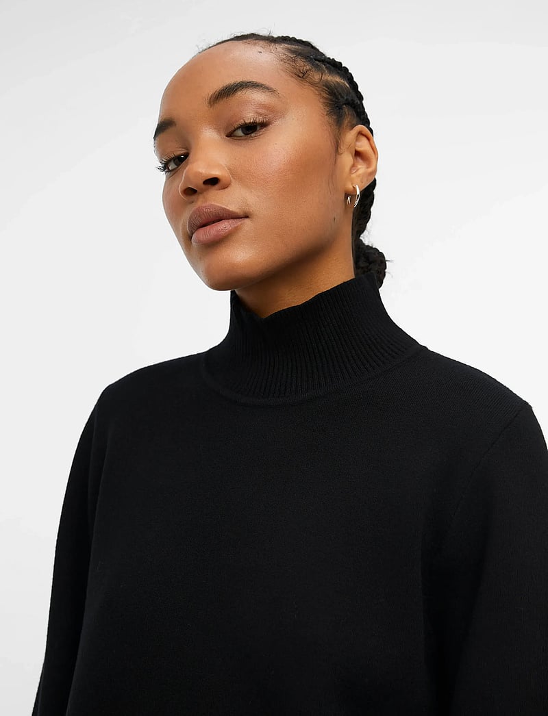 Object - OBJREYNARD HIGH NECK PULLOVER NOOS - pullover - black - 5