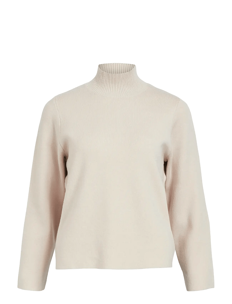 Object - OBJREYNARD HIGH NECK PULLOVER NOOS - striktrøjer - silver gray - 1