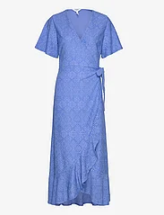 Object - OBJFEODORA S/S WRAP DRESS 127 - sukienki kopertowe - provence - 0