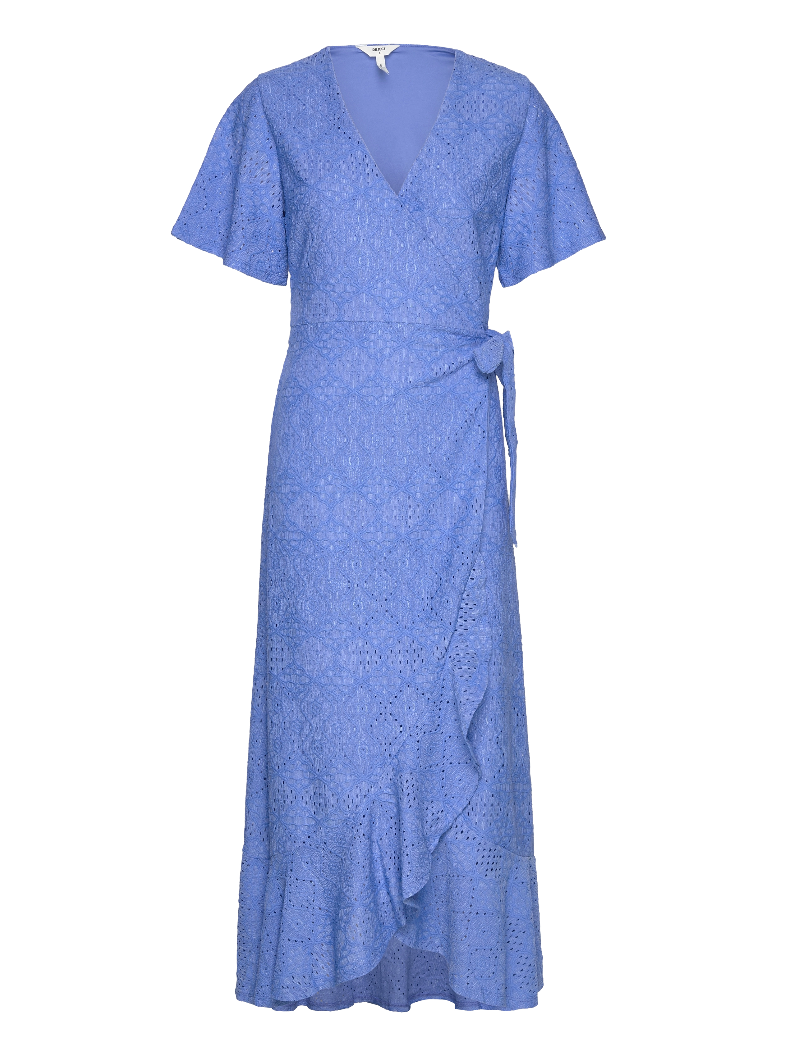 Object OBJFEODORA S/S WRAP DRESS 127 - Kleidung - PROVENCE / blue