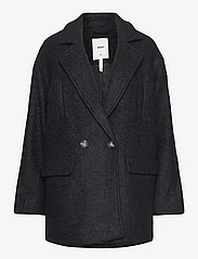 Object - OBJDANERYS OVERSIZED SHORT COAT 128 - winter jacket - black - 0