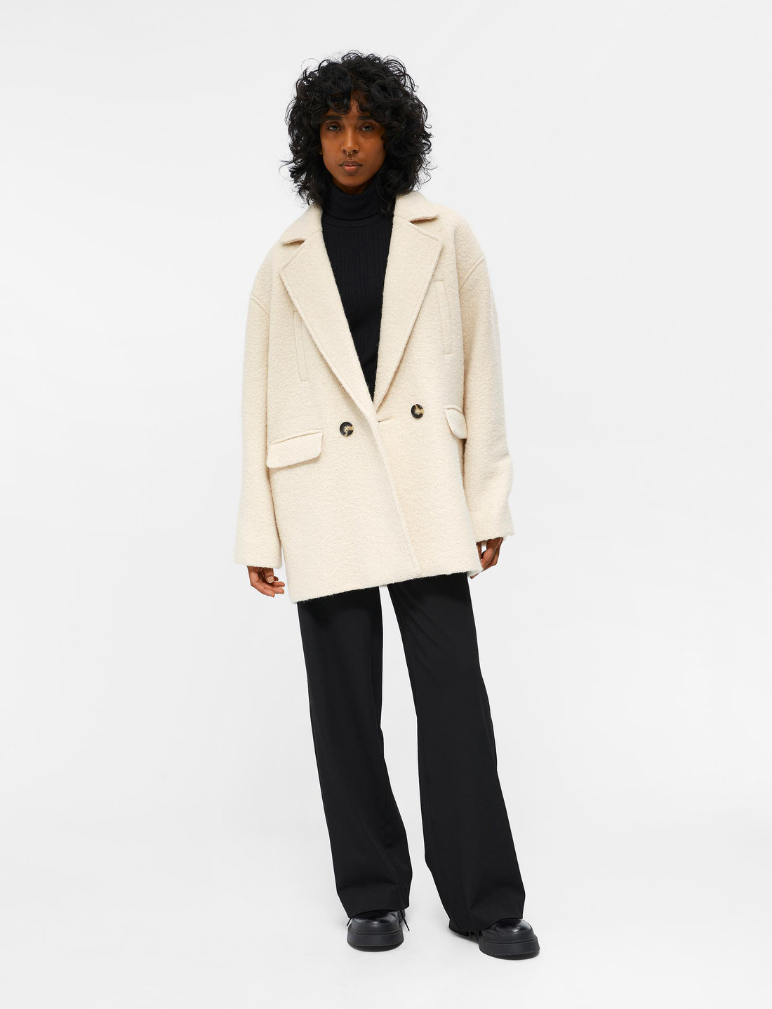 Object Objdanerys Oversized Short Coat 128 50.00 . Buy Wool