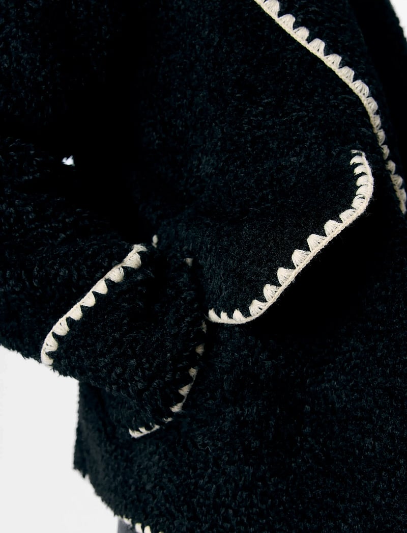Object - OBJSHIREN JACKET REP - teddyjakker - black - 5