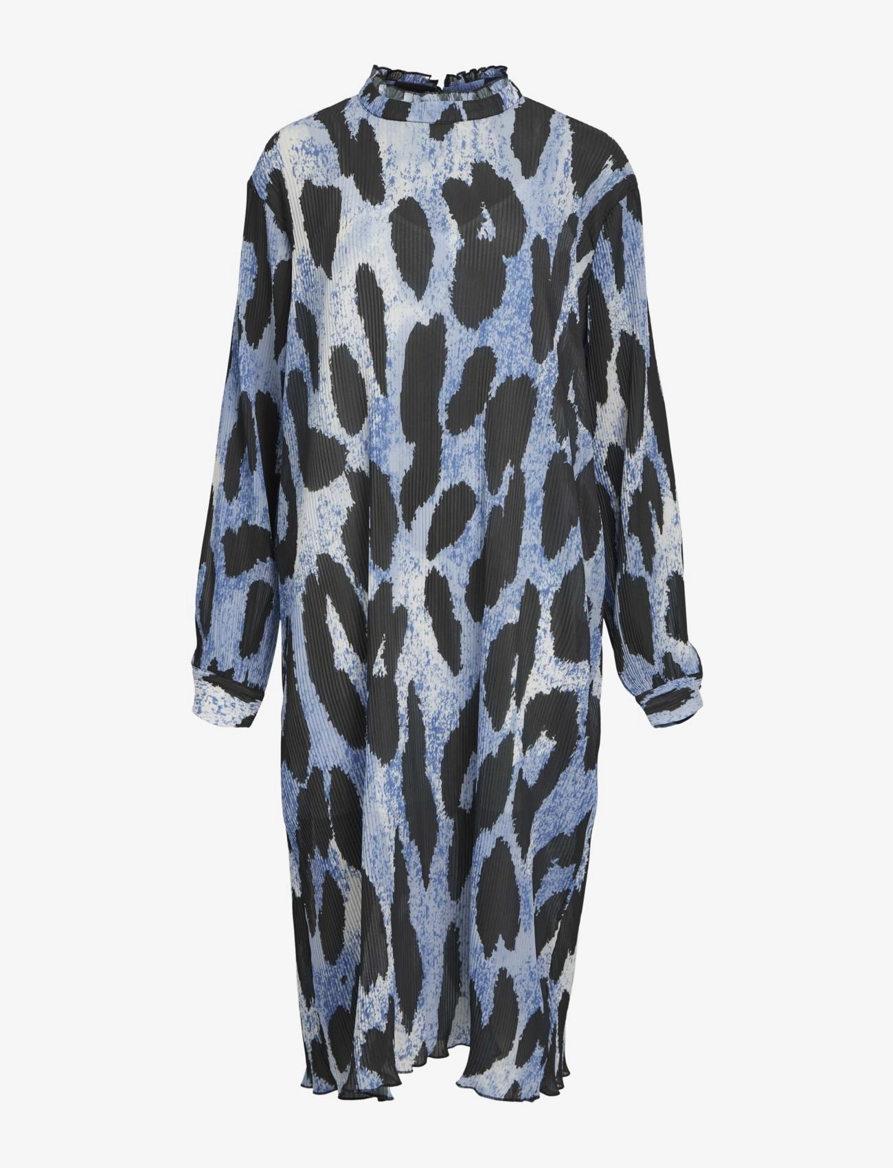 OBJNORA L/S DRESS 129 .CD - AZURE BLUE