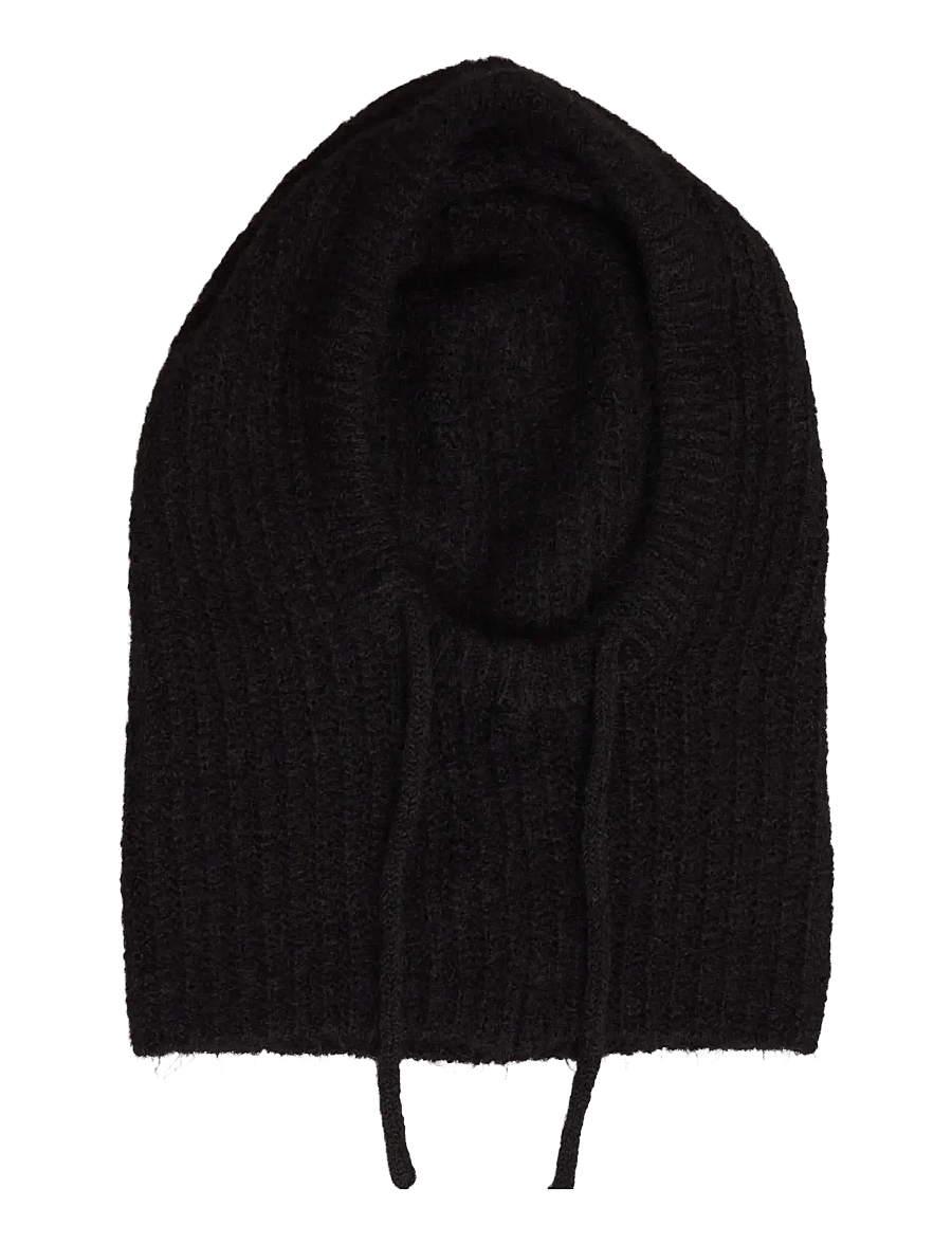 Object - OBJMILU KNIT BALACLAVA NOOS - balaclava - black - 1
