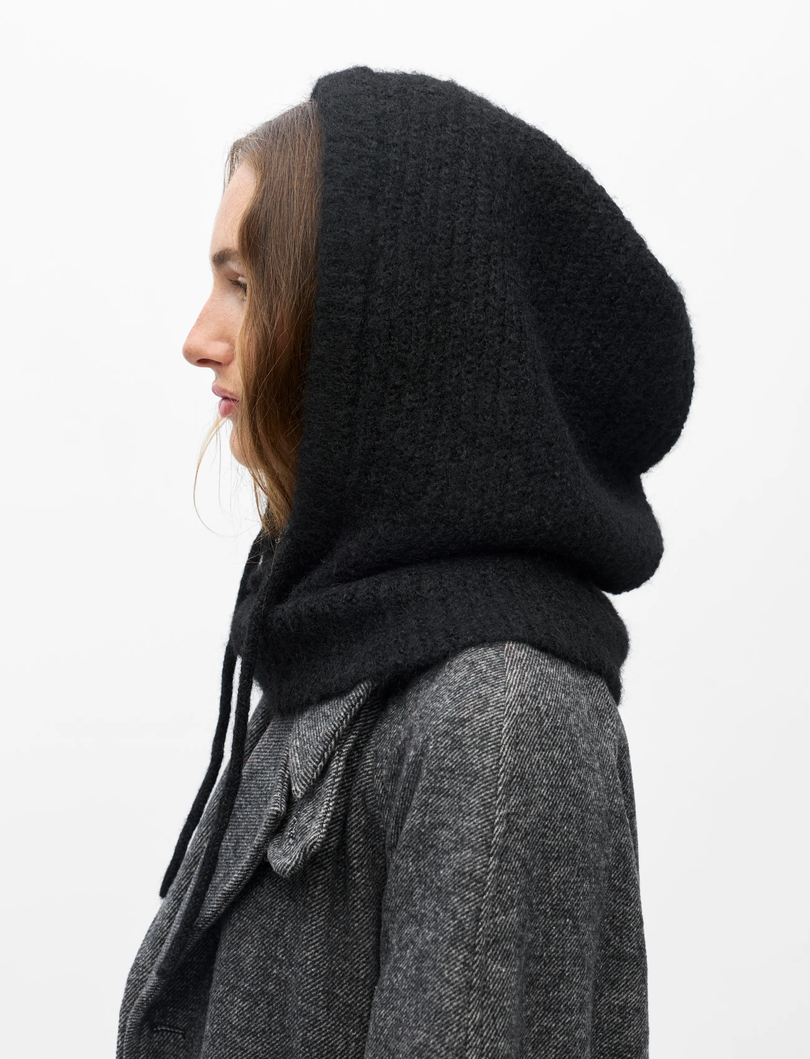 Object - OBJMILU KNIT BALACLAVA NOOS - balaclava - black - 3