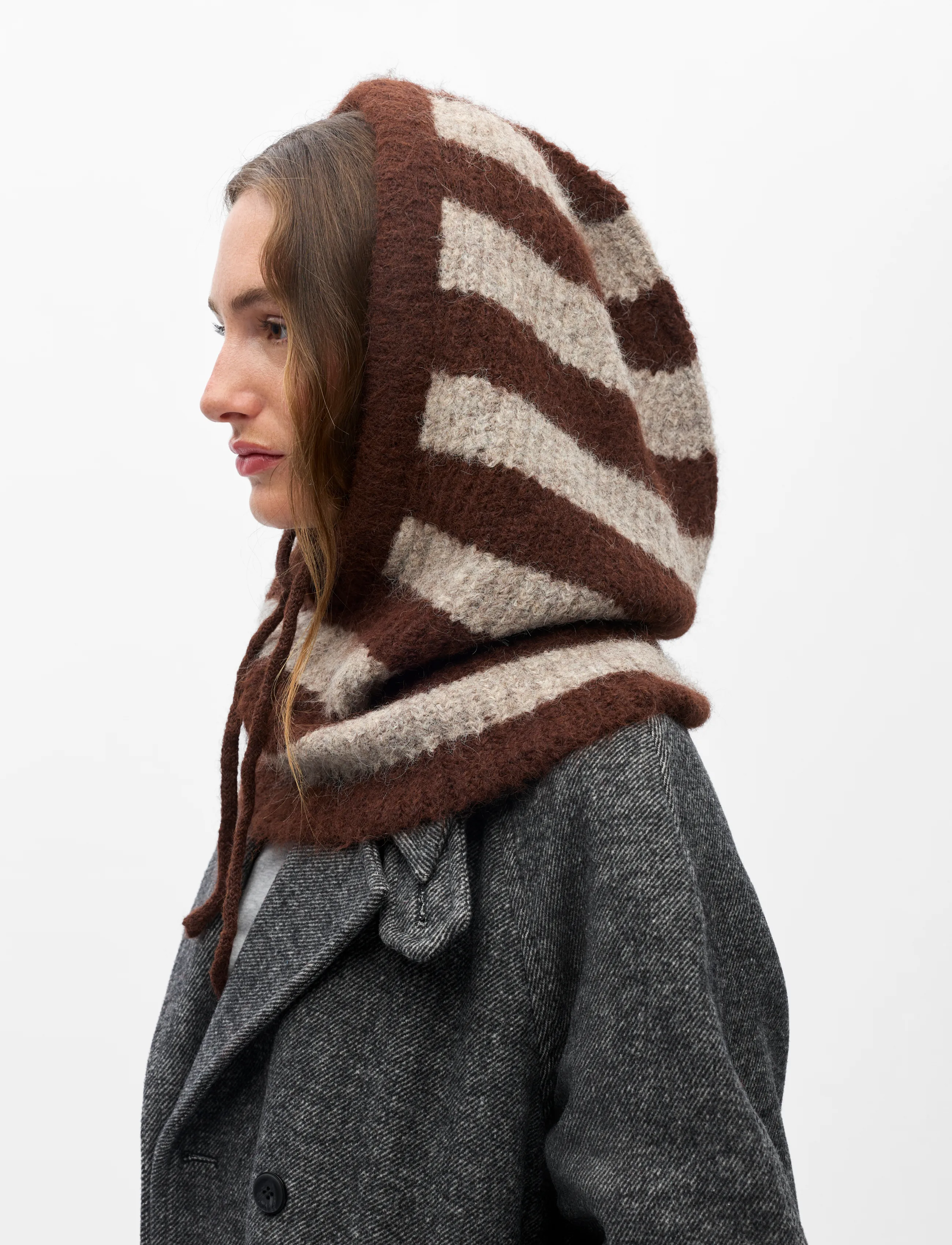 Object - OBJMILU KNIT BALACLAVA NOOS - lowest prices - seal brown - 4