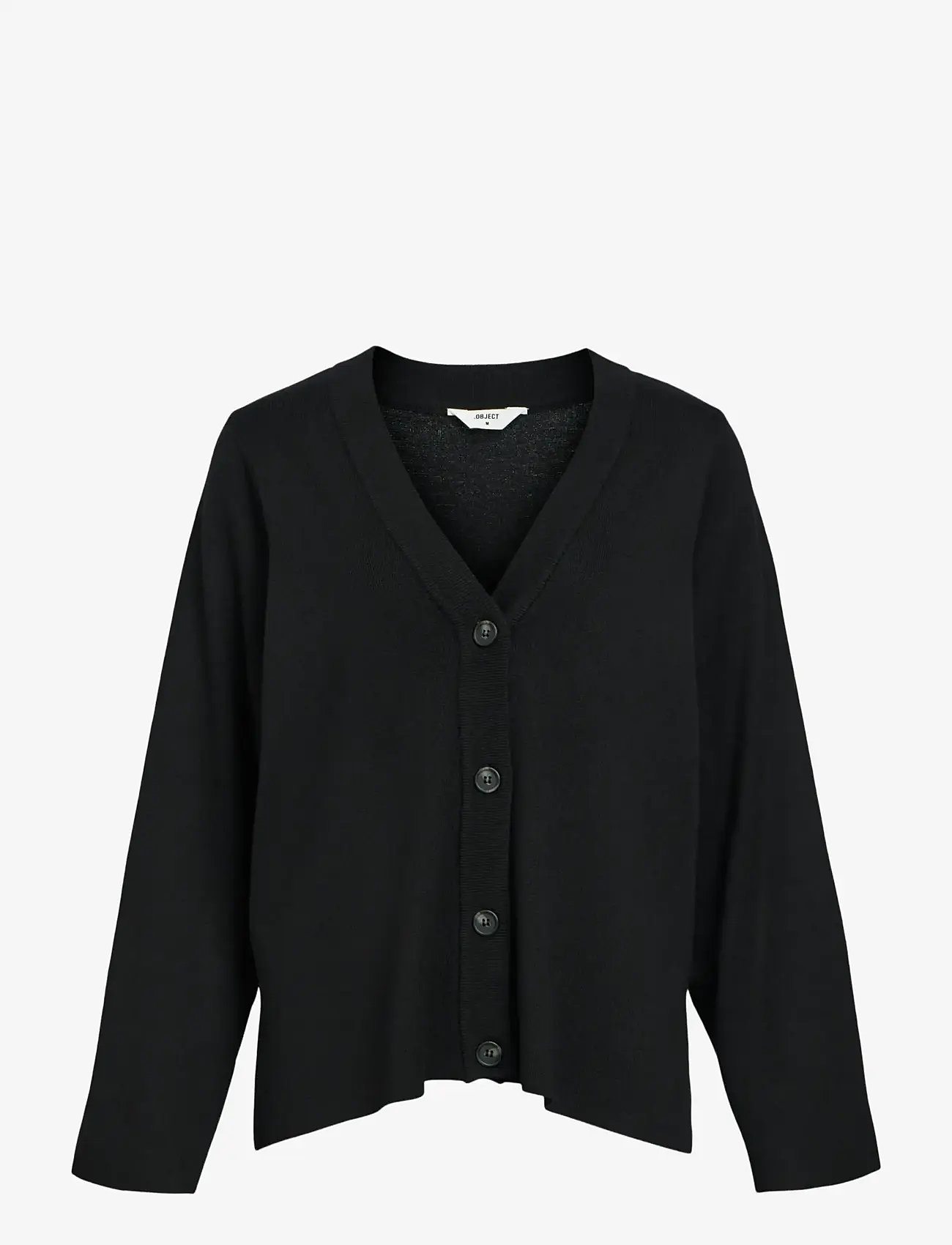 Object - OBJESTER L/S CARDIGAN NOOS - sügisesed riided - black - 0
