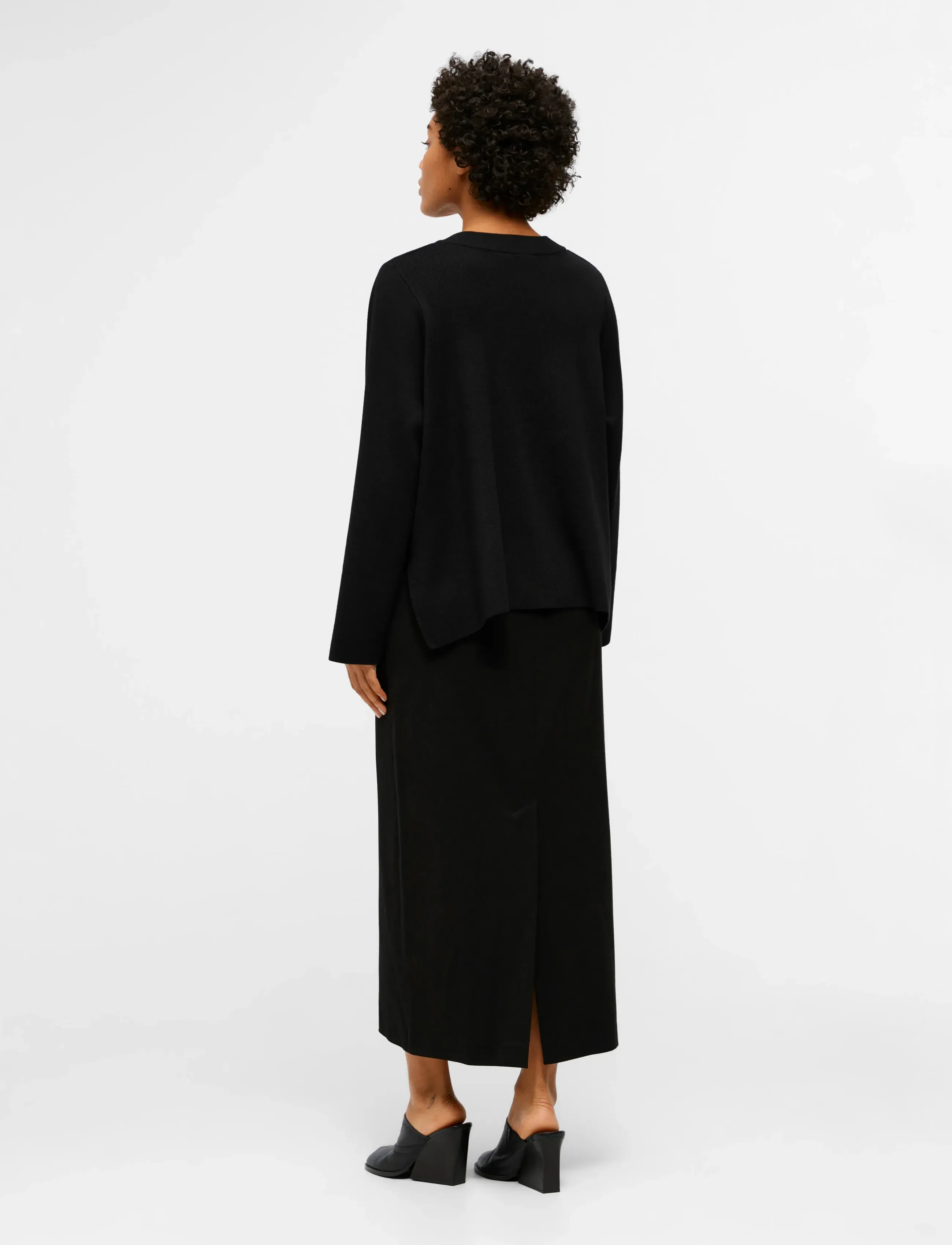 Object - OBJESTER L/S CARDIGAN NOOS - koftor - black - 5