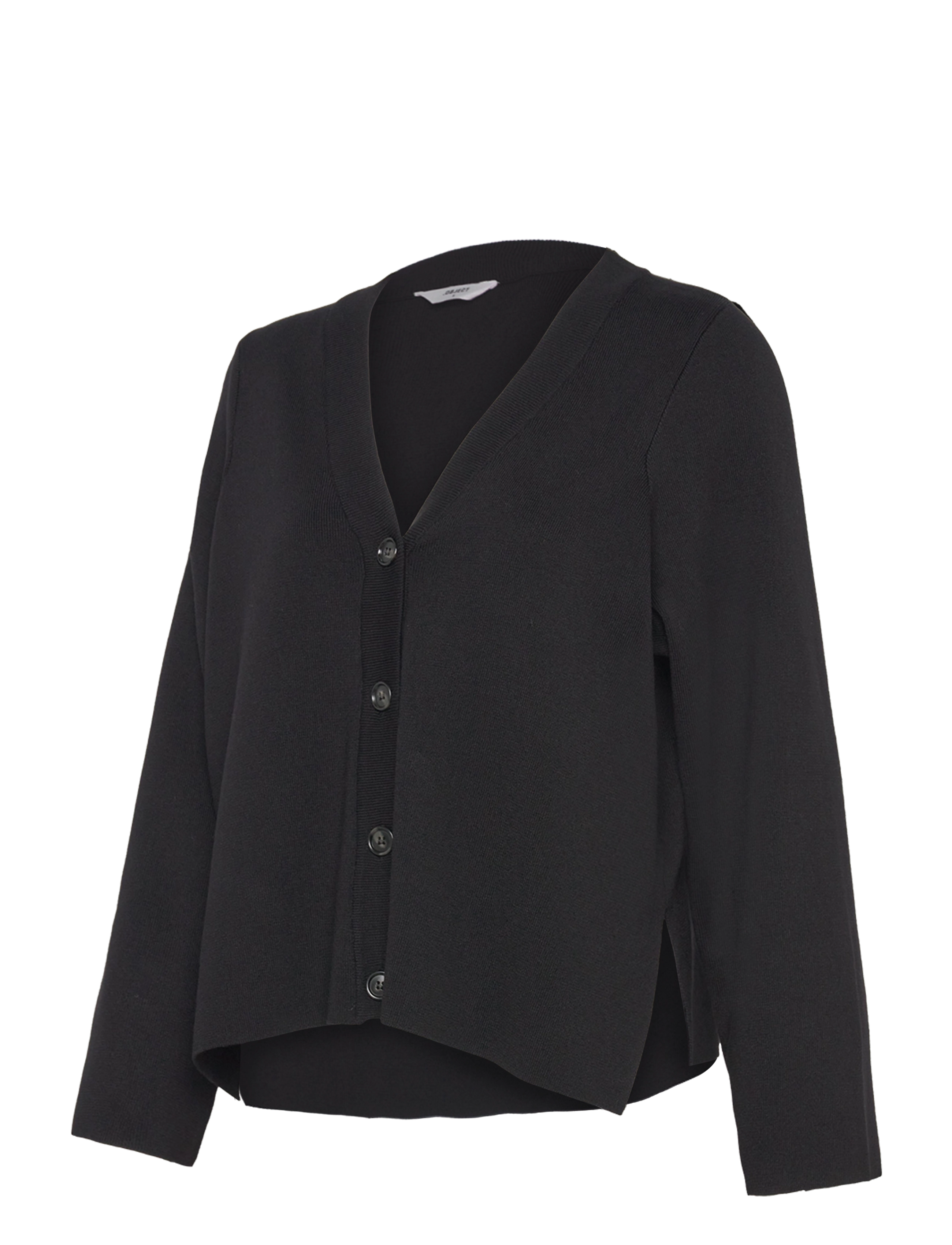 Object - OBJESTER L/S CARDIGAN NOOS - koftor - black - 3