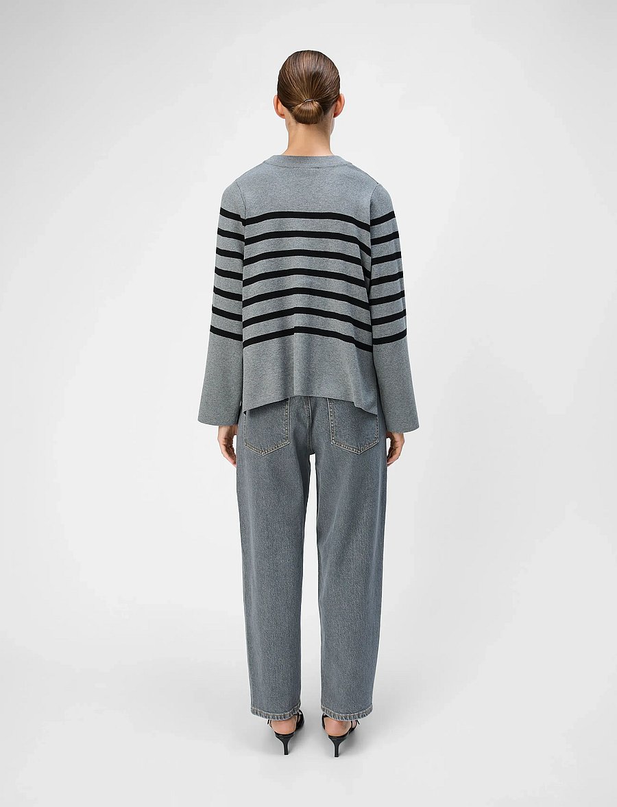 Object - OBJESTER L/S CARDIGAN NOOS - strickjacken - medium grey melange - 5