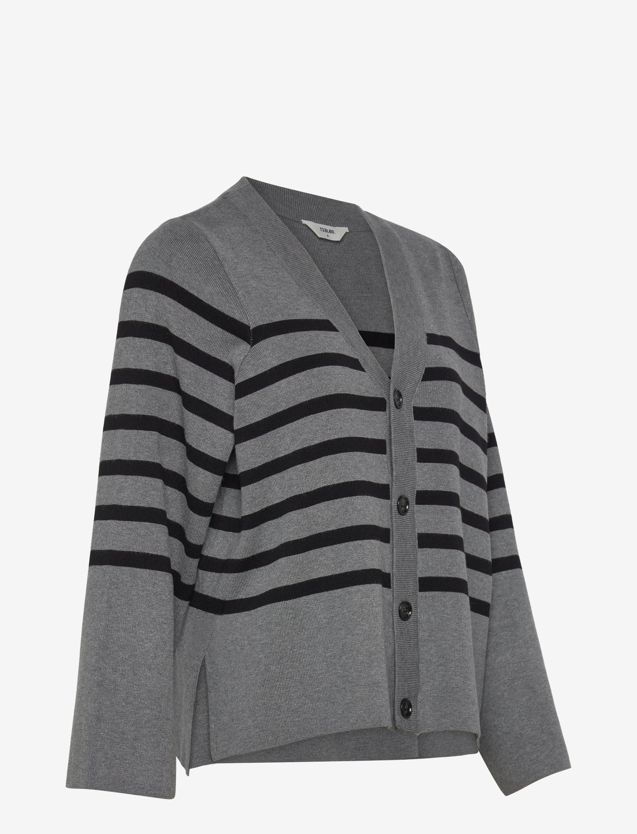 Object - OBJESTER L/S CARDIGAN NOOS - herbstliche kleidung - medium grey melange - 3