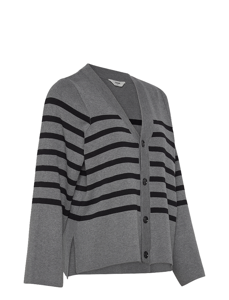 Object - OBJESTER L/S CARDIGAN NOOS - koftor - medium grey melange - 3