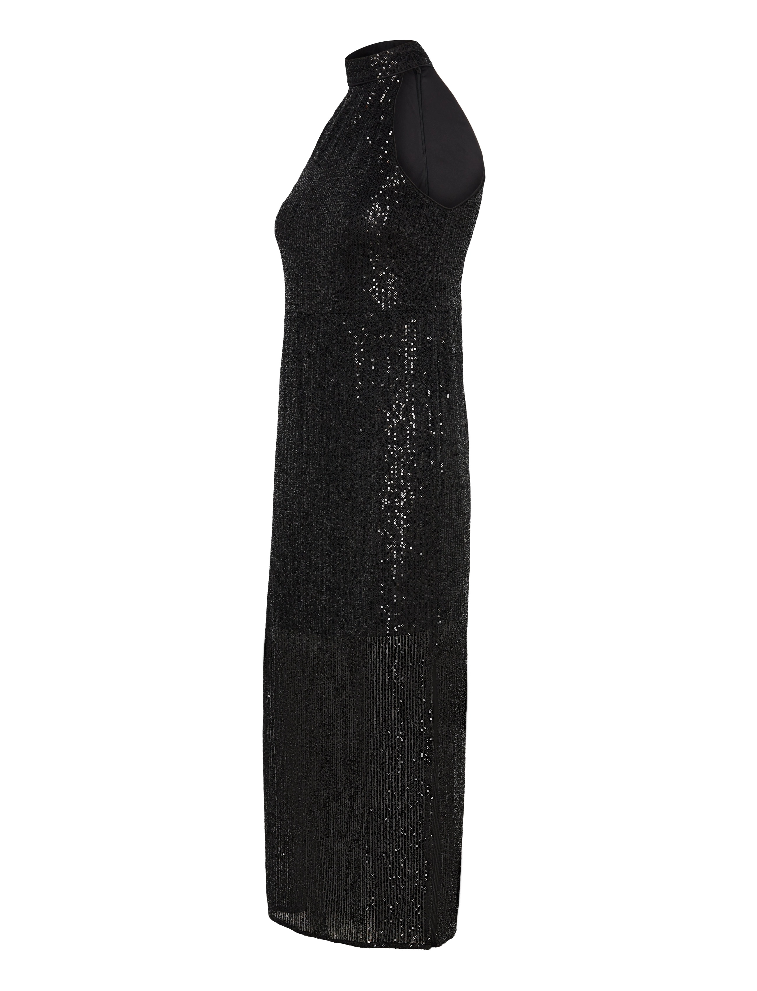 Object - OBJYASMINE S/L LONG DRESS 130 - ilgos suknelės - black - 3