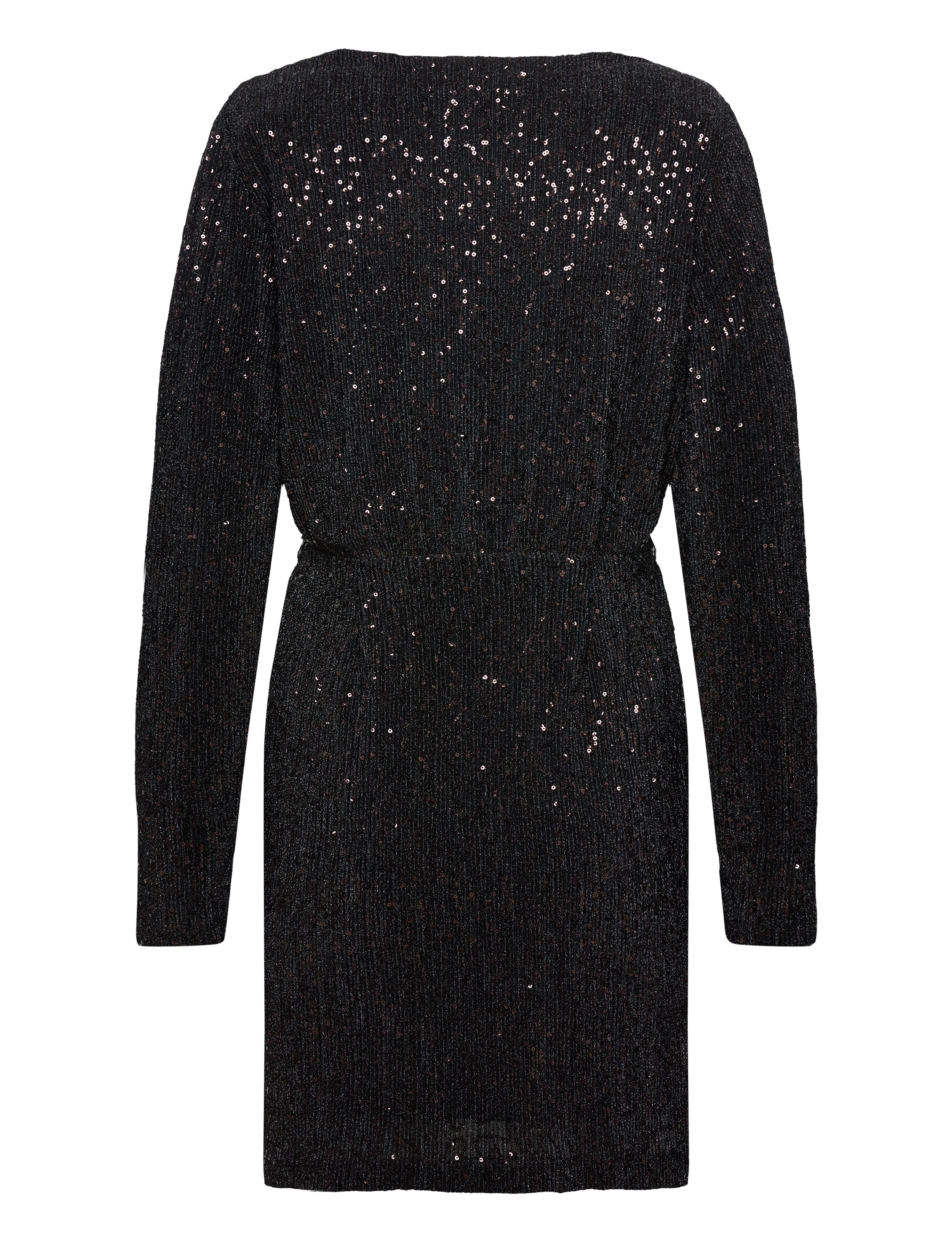 Object - OBJTULUA L/S SHORT DRESS 130 - korte kjoler - black - 2
