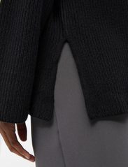Object - OBJMALENA L/S KNIT PULLOVER - sweaters - black - 4