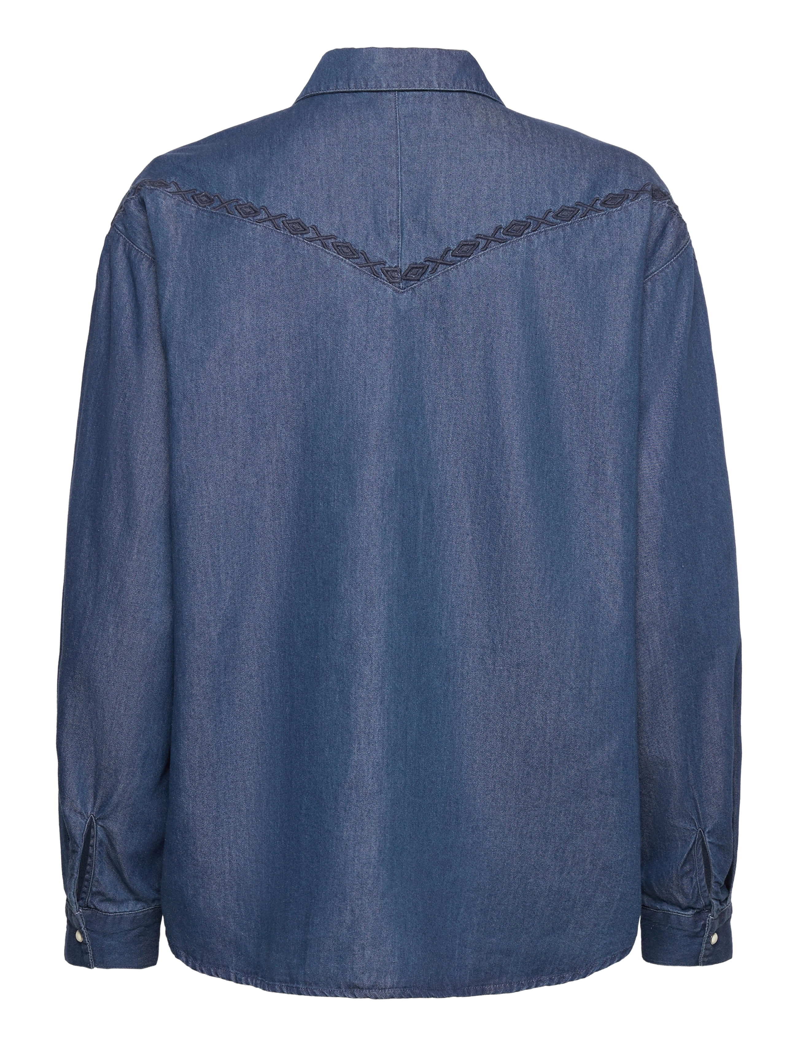 Object - OBJJOANNA L/S DENIM SHIRT 130 - langærmede skjorter - medium blue denim - 2