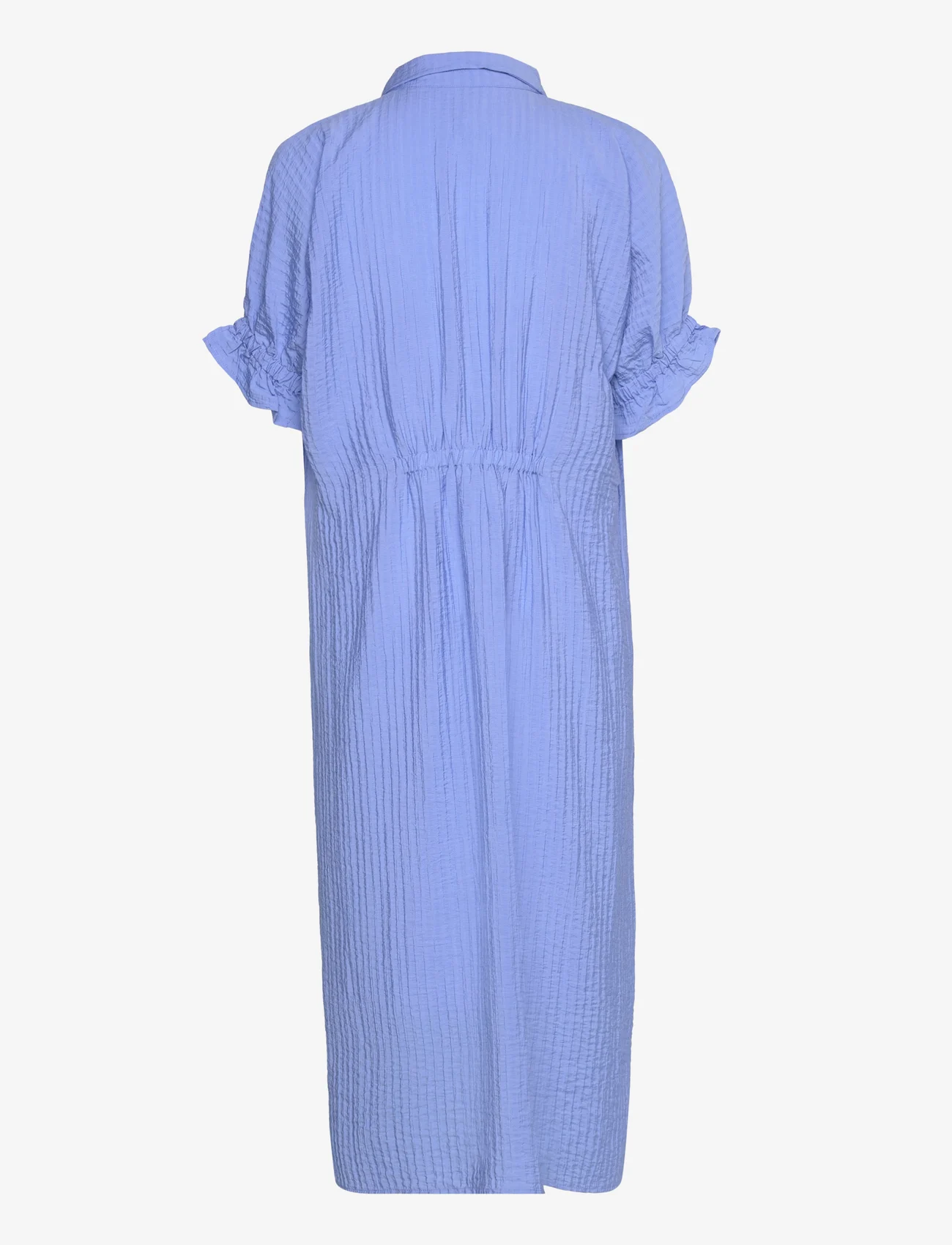 Object - OBJCIF TIANA SS MIDI DRESS E SS FAIR 23 - shirt dresses - provence - 1