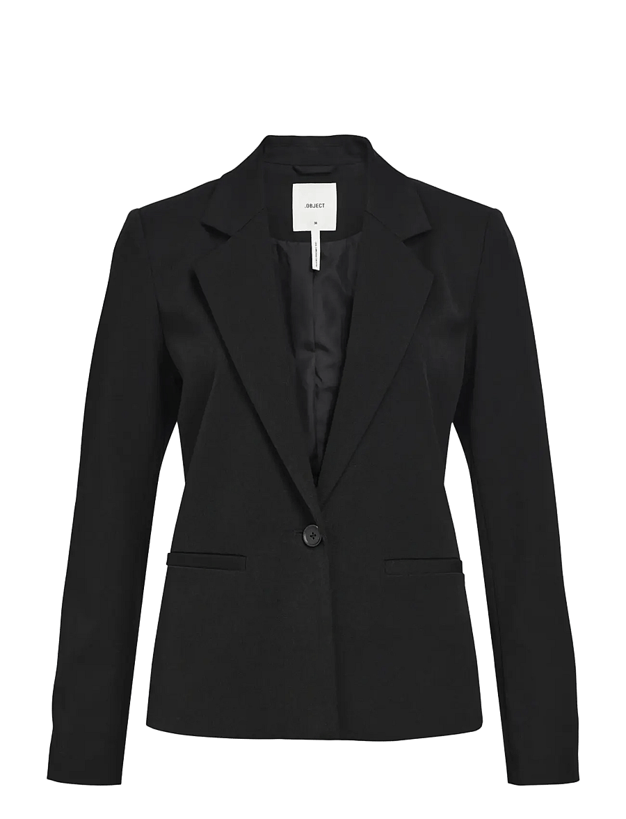 Object - OBJLISA L/S BUTTON BLAZER NOOS - black - 1