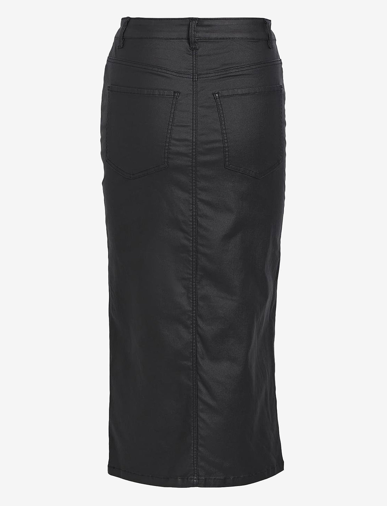 Object - OBJNAYA COATED MW SKIRT NOOS - laveste priser - black - 1