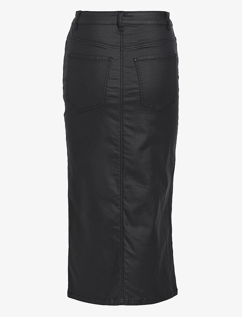 Object - OBJNAYA COATED MW SKIRT NOOS - spódnice do kolan i midi - black - 2