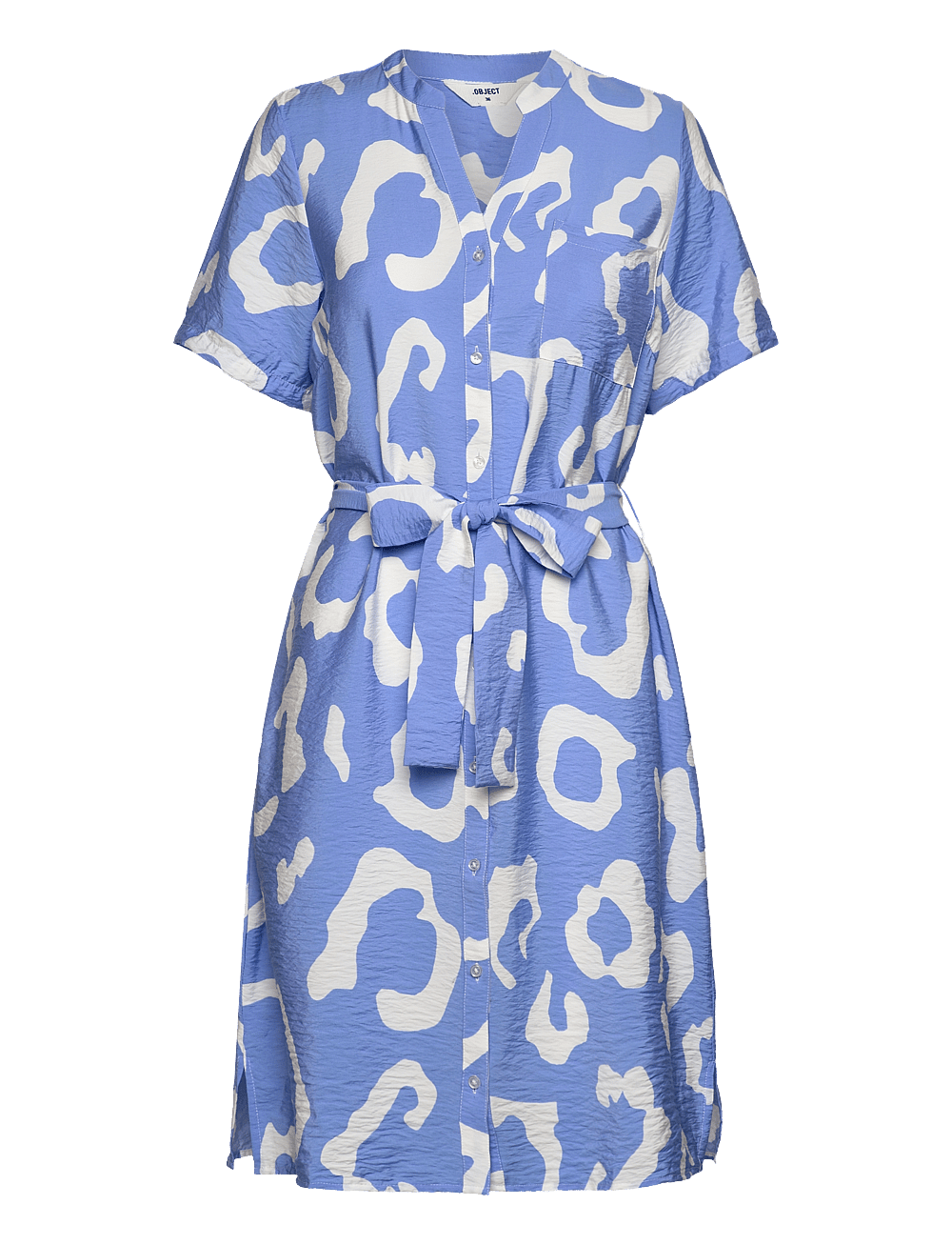Object 459 Object Objjacira S/s Shirt Dress Noos (Provence) – 459.95 kr – Booztlet.com