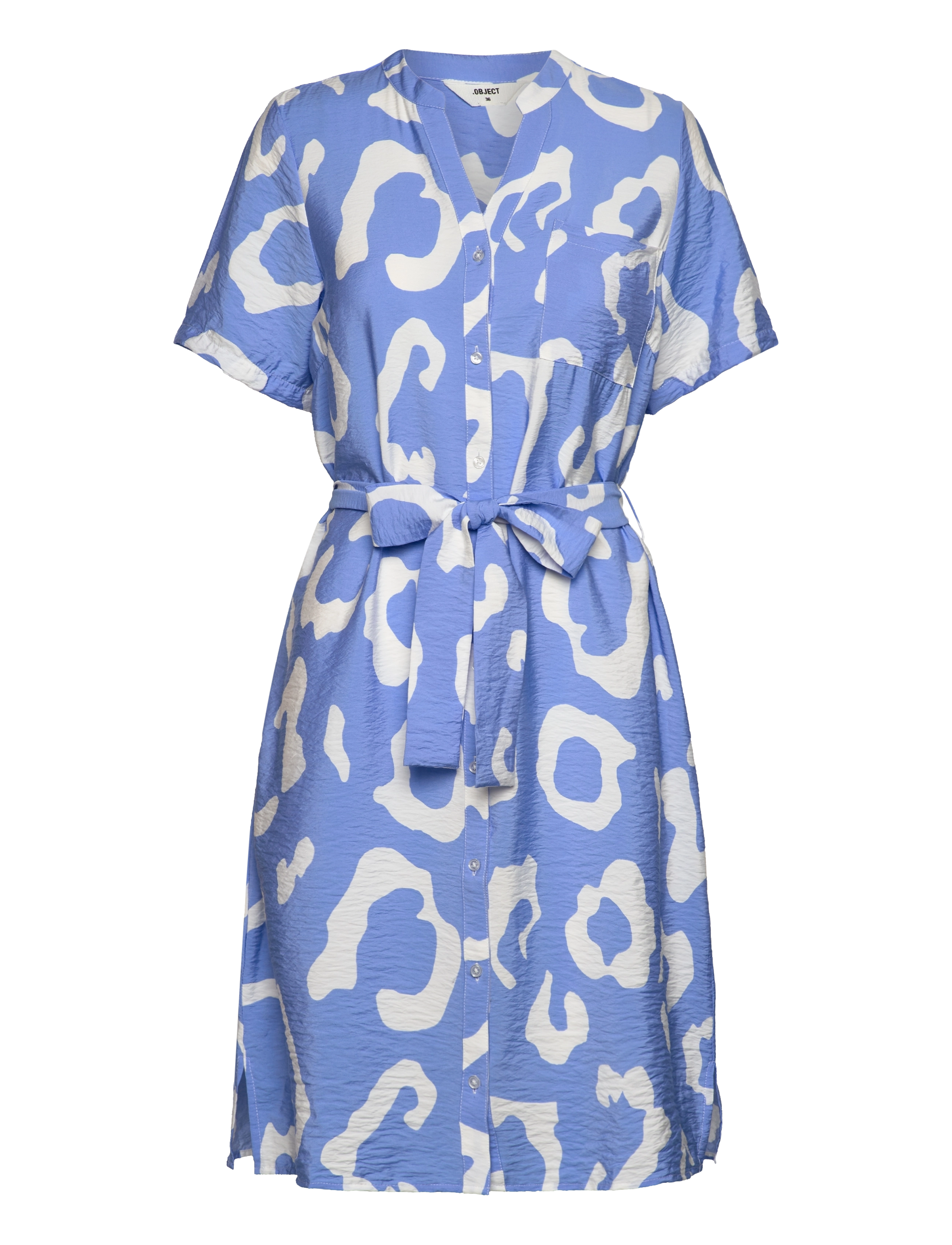 Object - OBJJACIRA S/S SHIRT DRESS NOOS - provence - 1