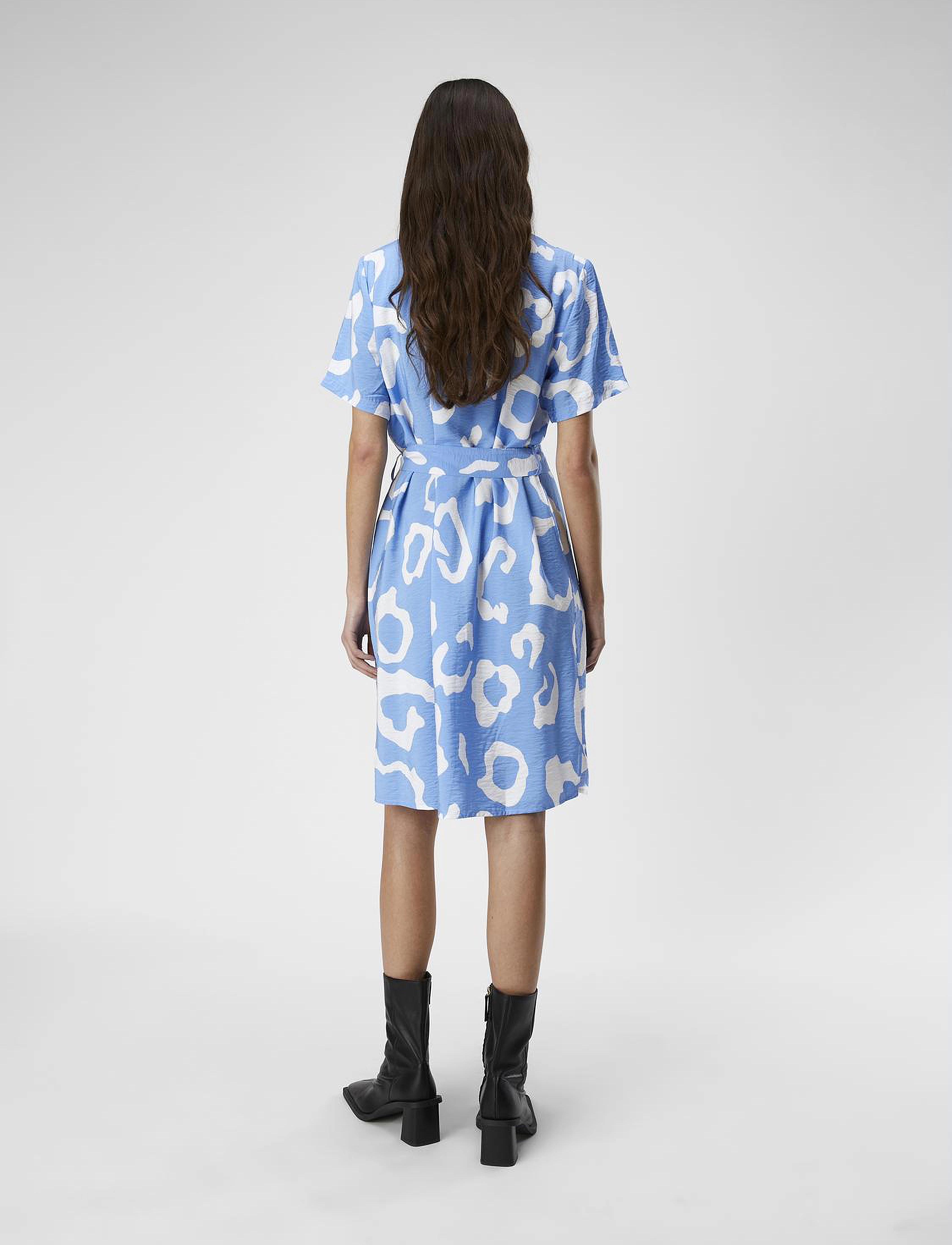 Object - OBJJACIRA S/S SHIRT DRESS NOOS - provence - 3