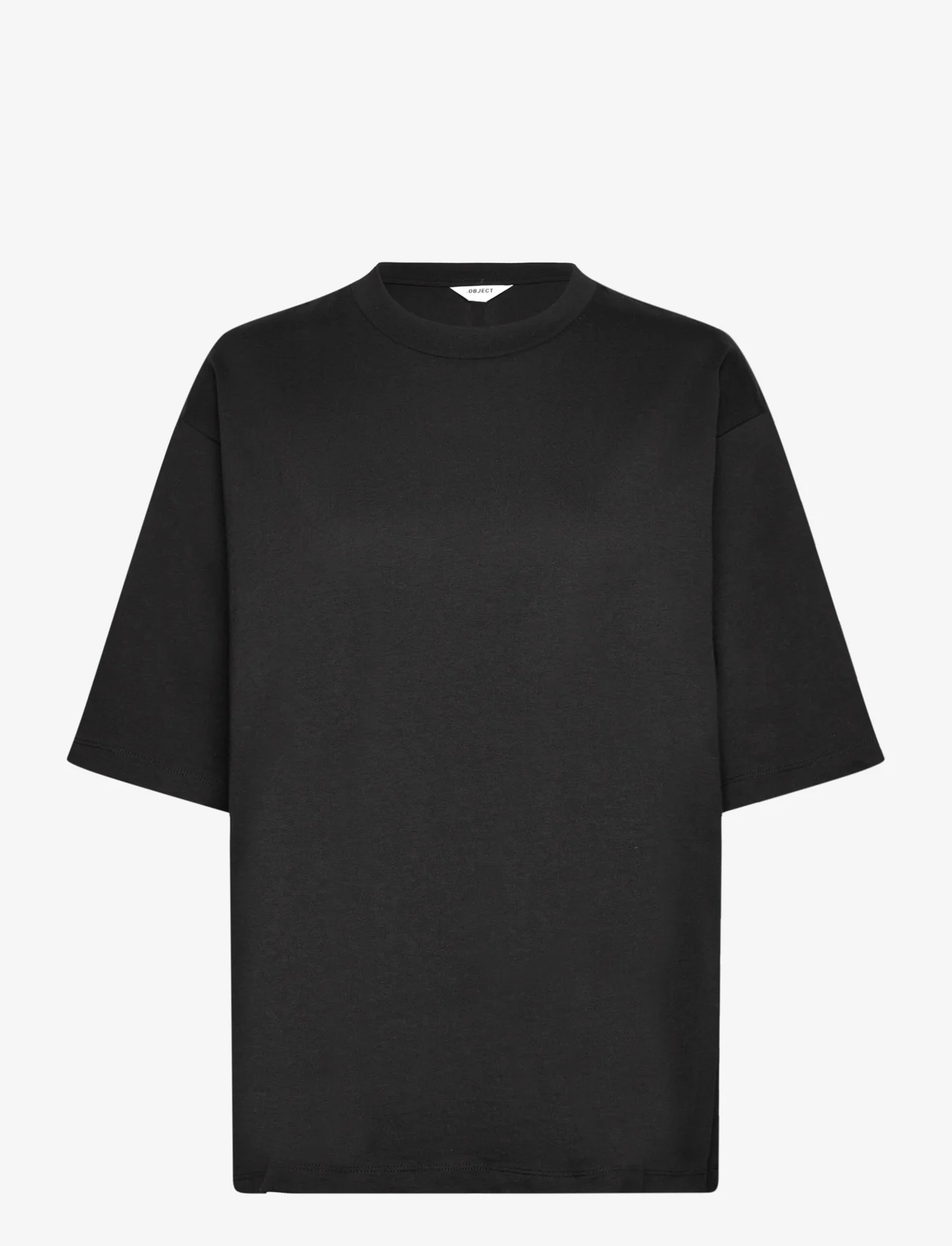 Object - OBJGIMA 2/4 OVERSIZE T-SHIRT NOOS - t-shirts - black - 1