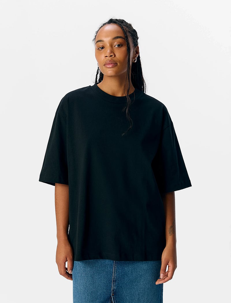 Object - OBJGIMA 2/4 OVERSIZE T-SHIRT NOOS - t-paidat - black - 0