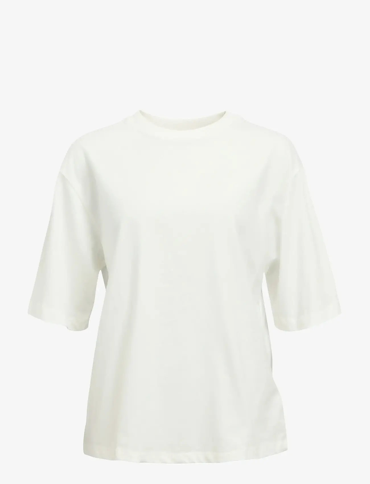 Object - OBJGIMA 2/4 OVERSIZE T-SHIRT NOOS - efterårstøj - cloud dancer - 0