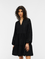 Object - OBJFEODORA GIA L/S DRESS DIV - summer dresses - black - 1