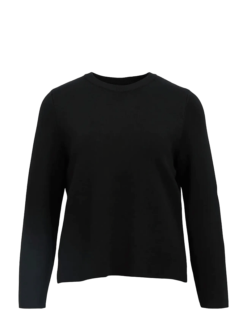 Object - OBJREYNARD O-NECK PULLOVER NOOS - stickade tröjor - black - 1