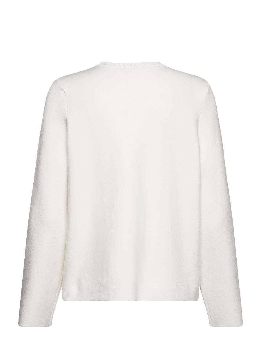 Object - OBJREYNARD O-NECK PULLOVER NOOS - striktrøjer - cloud dancer - 2