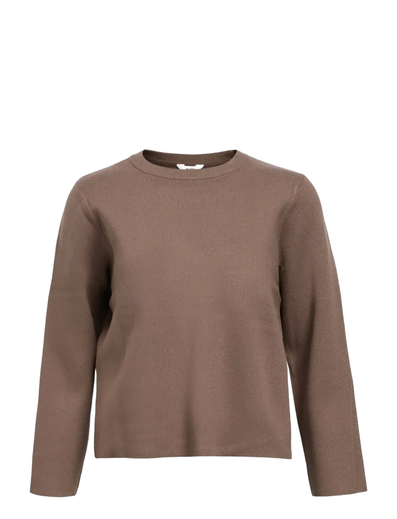 Object OBJREYNARD O-NECK PULLOVER NOOS - Pullover - MOREL / brown