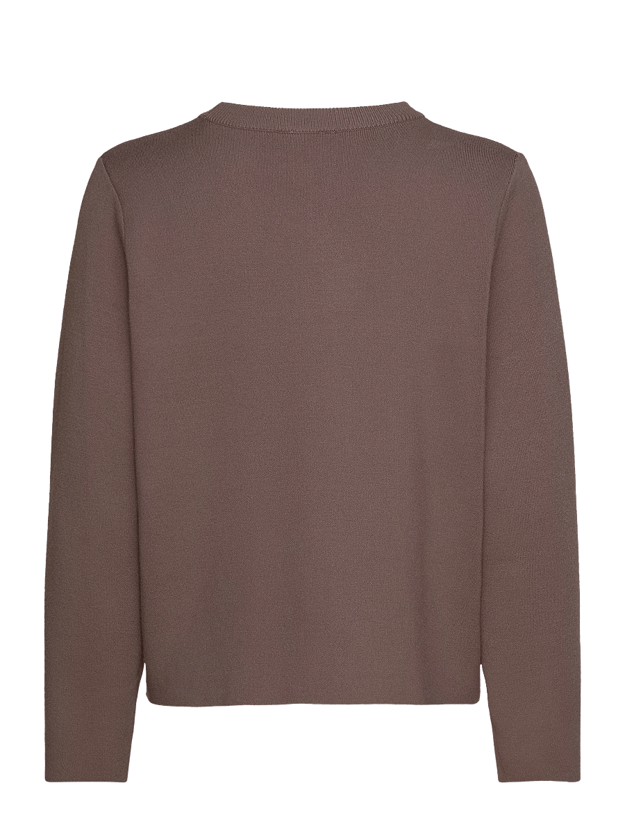 Object - OBJREYNARD O-NECK PULLOVER NOOS - striktrøjer - morel - 2