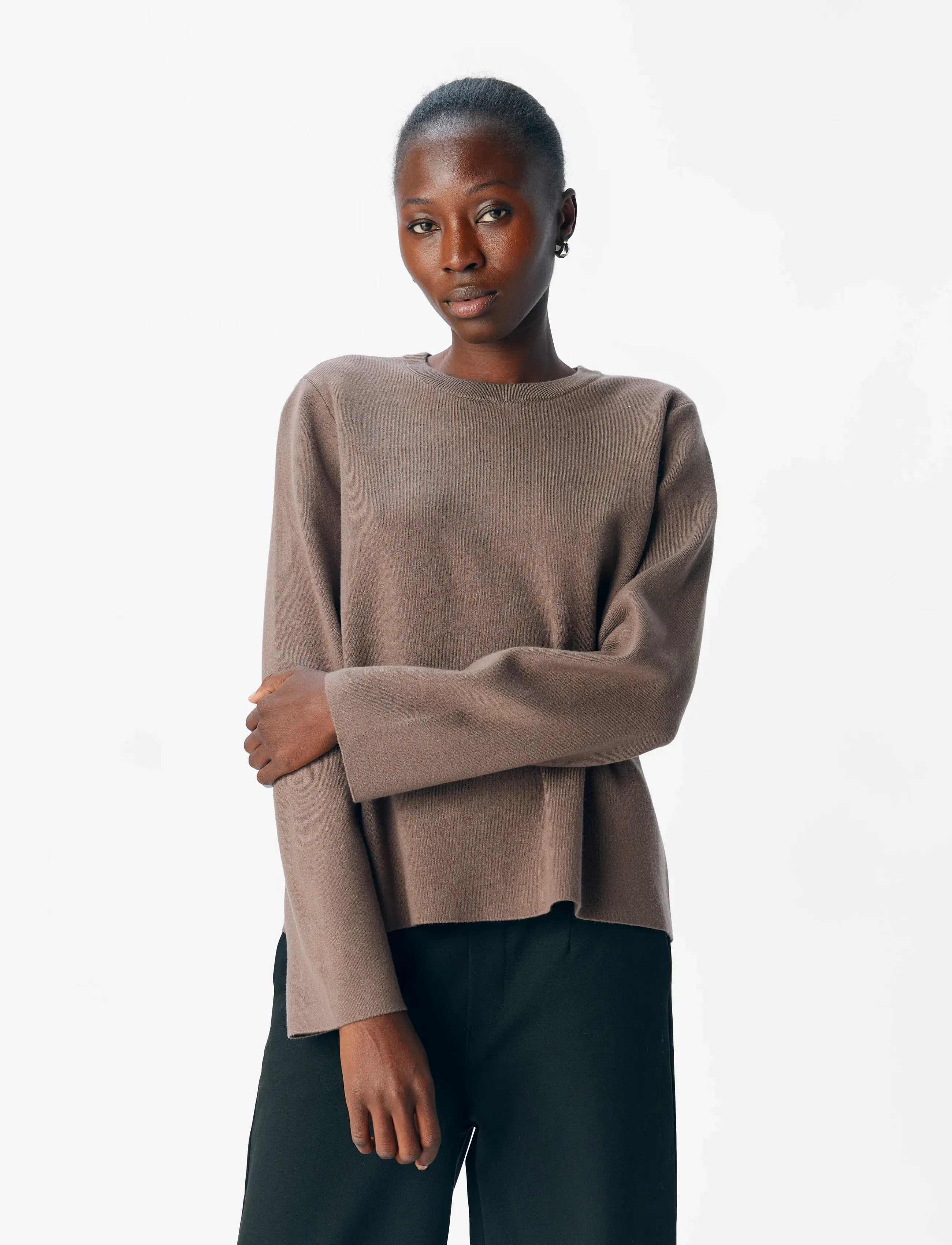 Object Objreynard O-Neck Pullover Noos, XL, Knitwear, Braun - Jumpers, Frauen