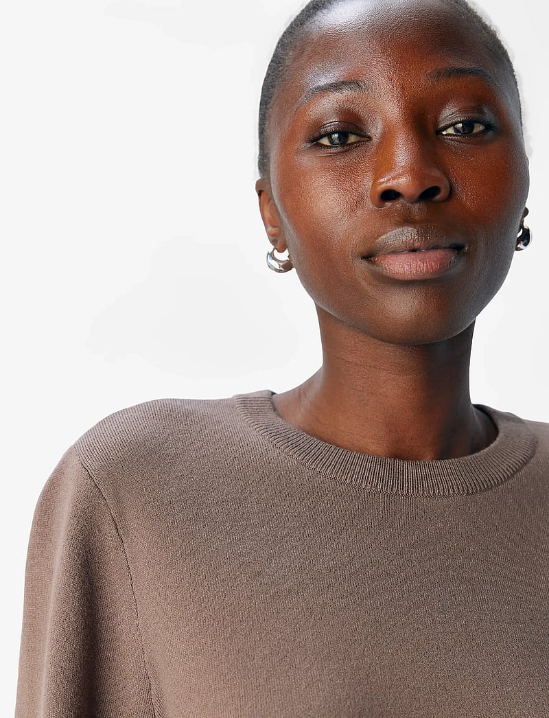 Object - OBJREYNARD O-NECK PULLOVER NOOS - pulls - morel - 5