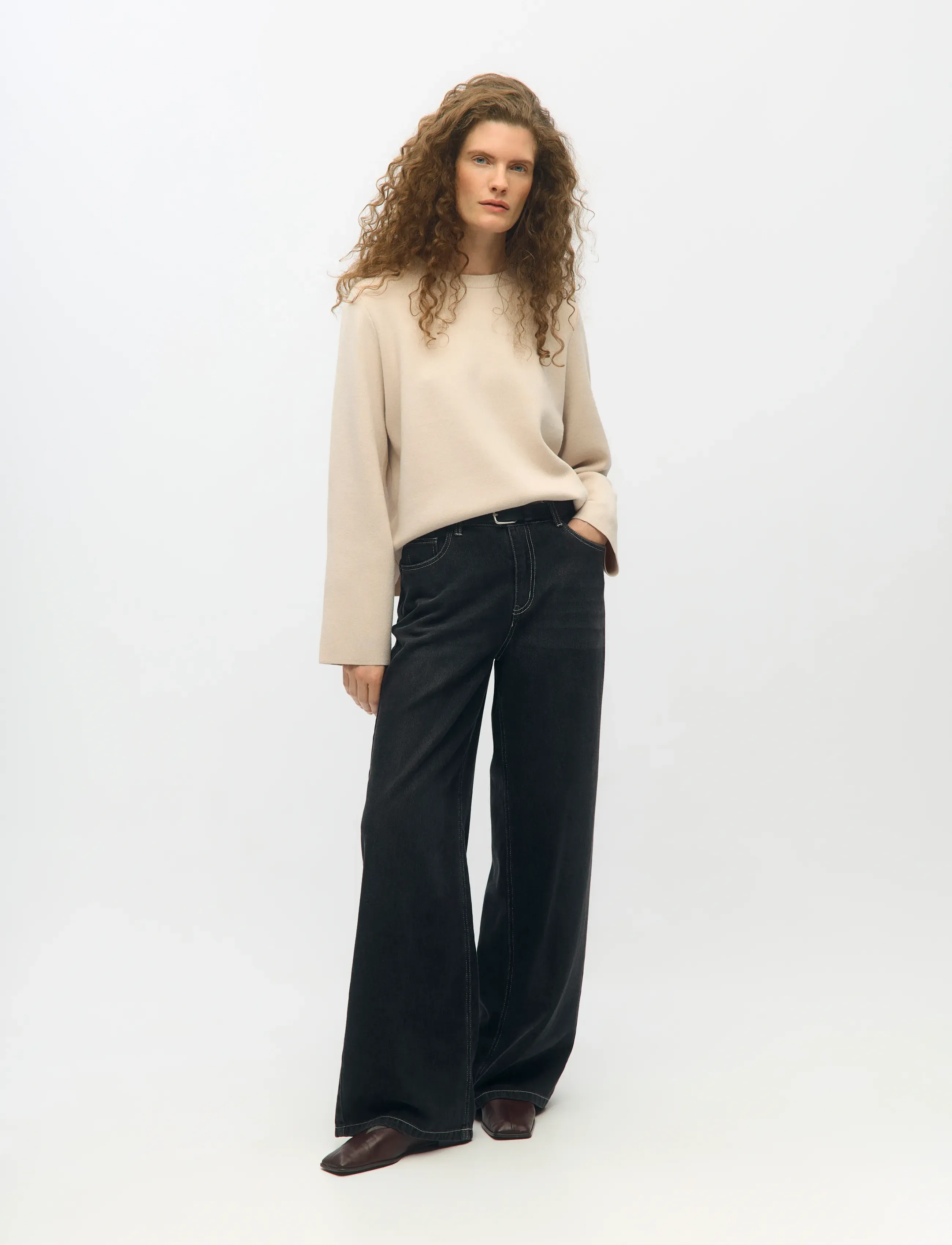 Object - OBJREYNARD O-NECK PULLOVER NOOS - sviitrid - silver gray - 2