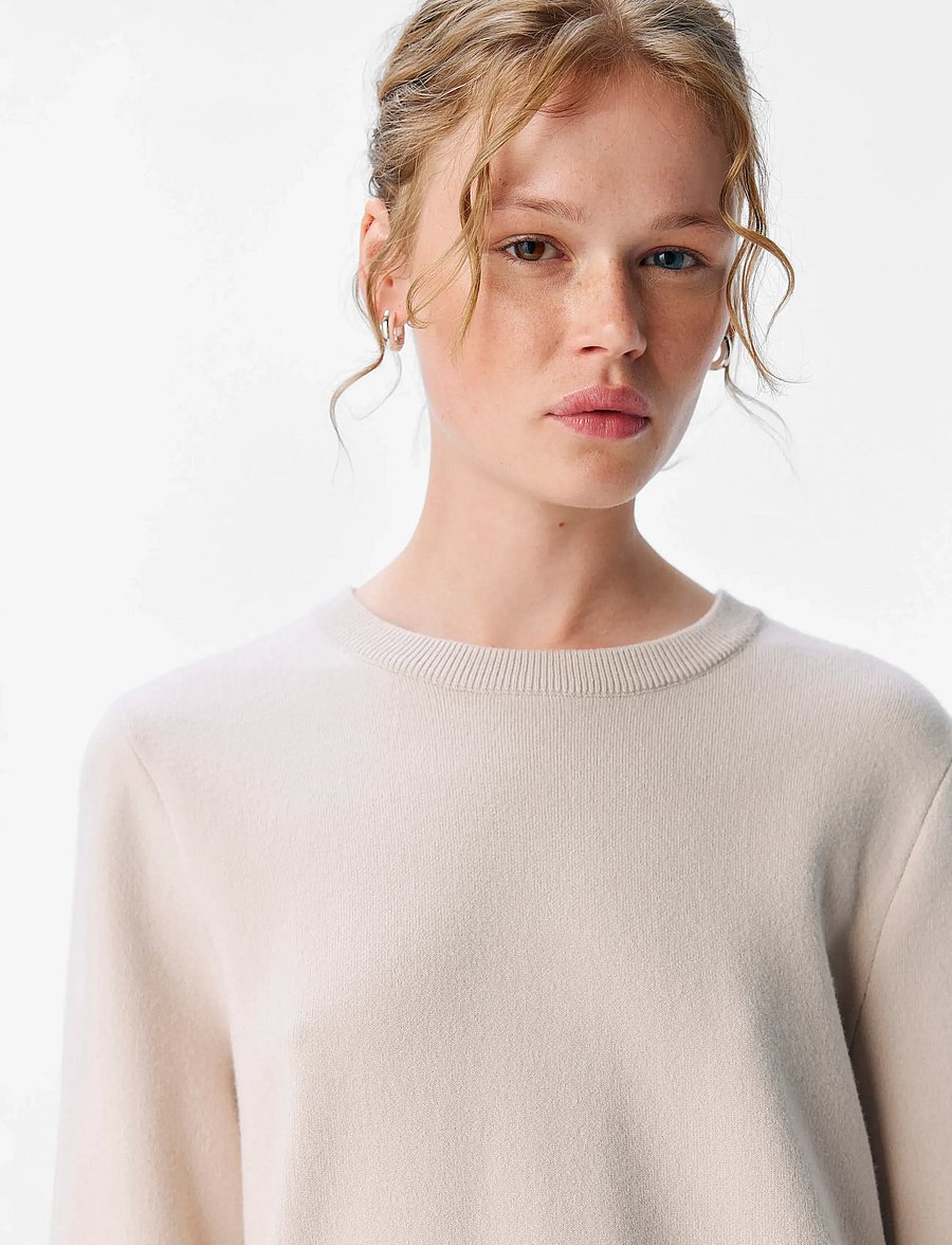 Object - OBJREYNARD O-NECK PULLOVER NOOS - stickade tröjor - silver gray - 4