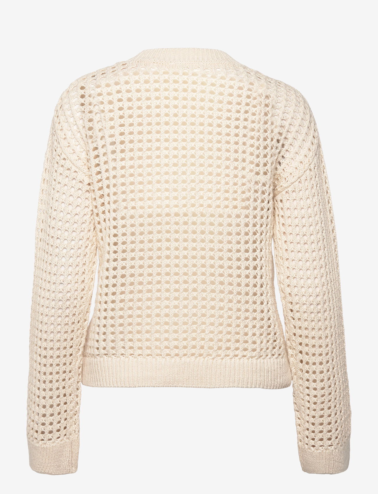 Object - OBJCHARLIE L/S KNIT PULLOVER NOOS - sandshell - 1