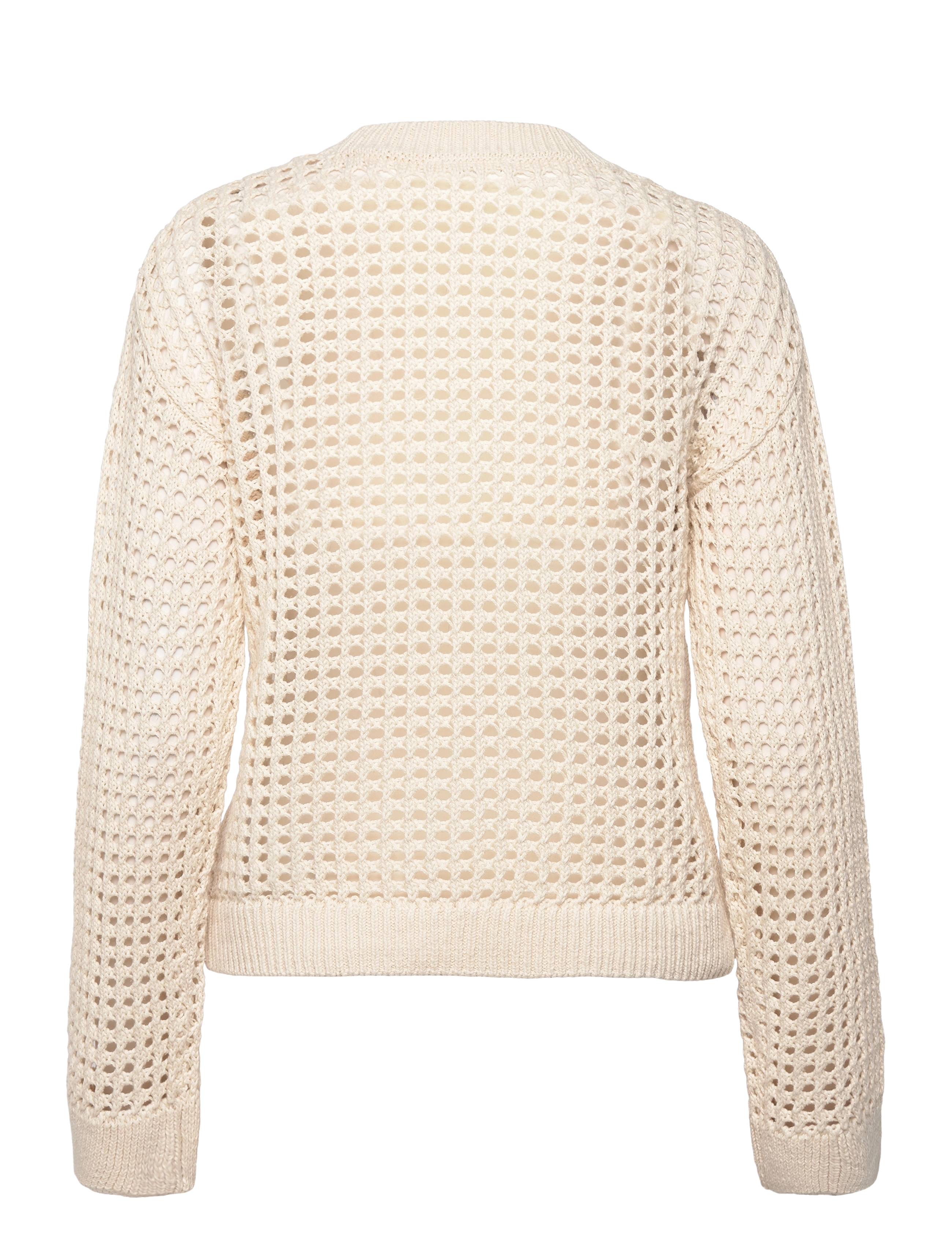 Object - OBJCHARLIE L/S KNIT PULLOVER NOOS - sandshell - 2