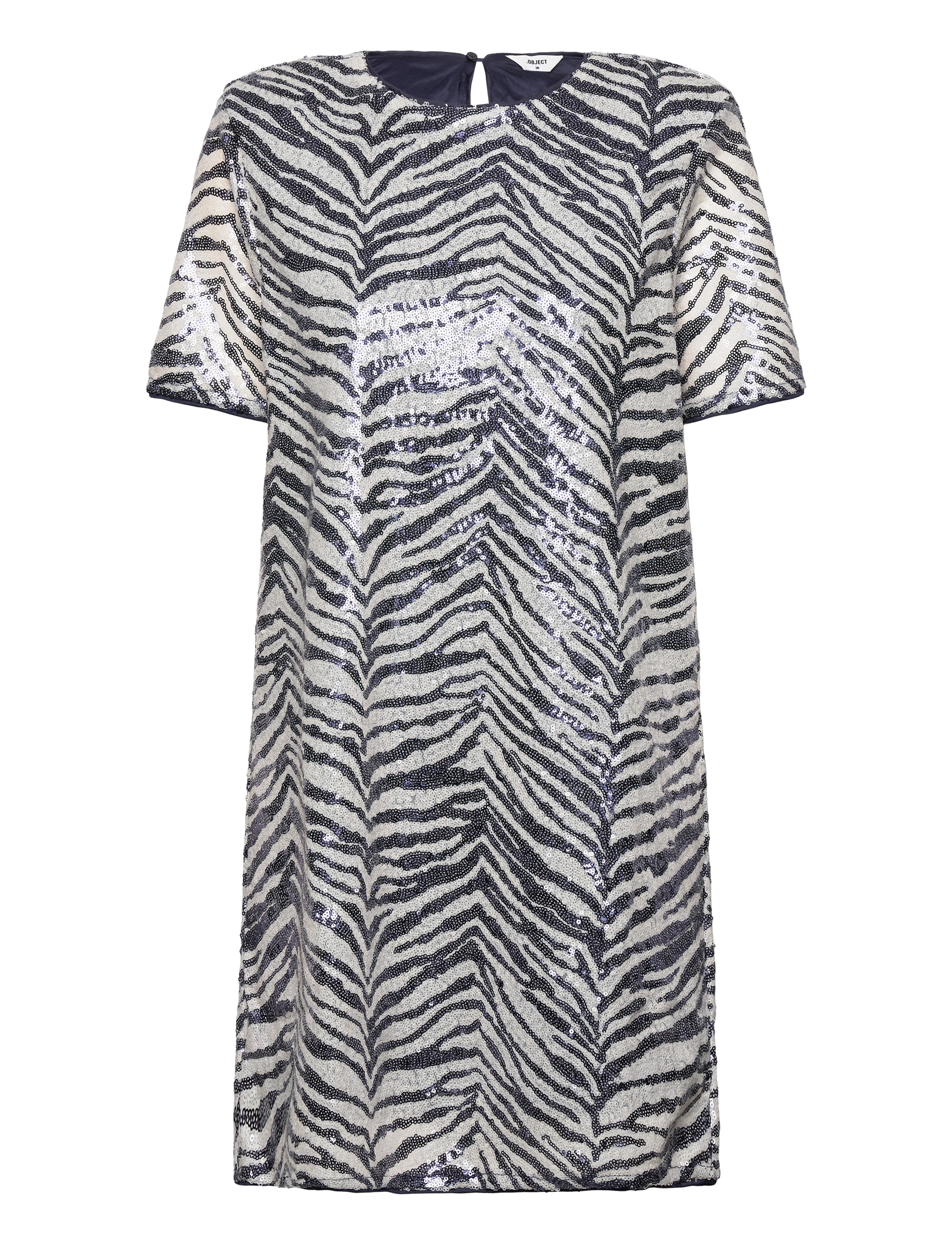 Object OBJNIDIA KIERA S/S SHORT DRESS 129 DIV - Kleider - BLACK / black