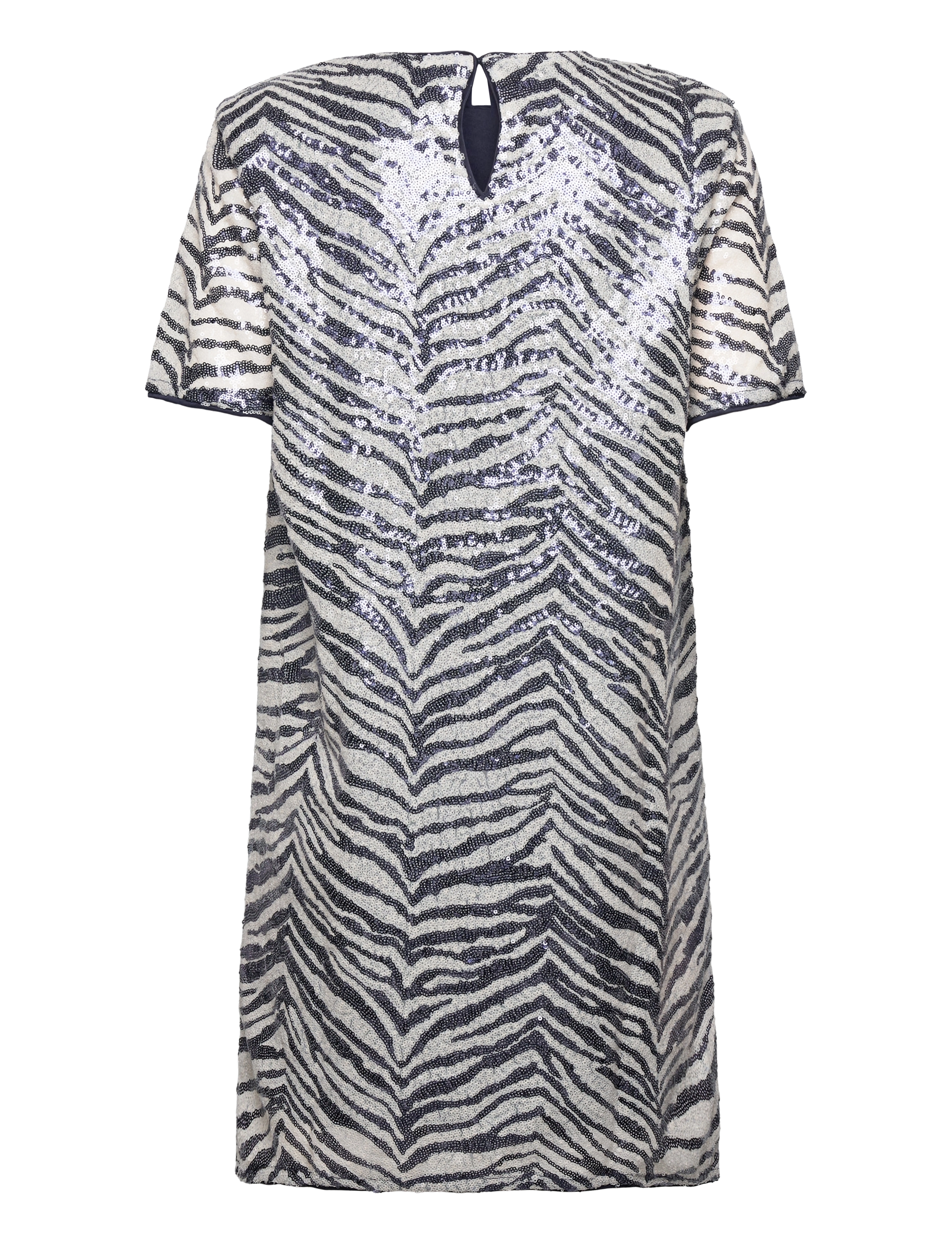 Object - OBJNIDIA KIERA S/S SHORT DRESS 129 DIV - pailletkjoler - black - 2